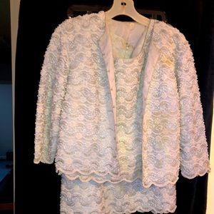 Vintage three-piece beaded suit